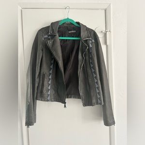 Express leather jacket